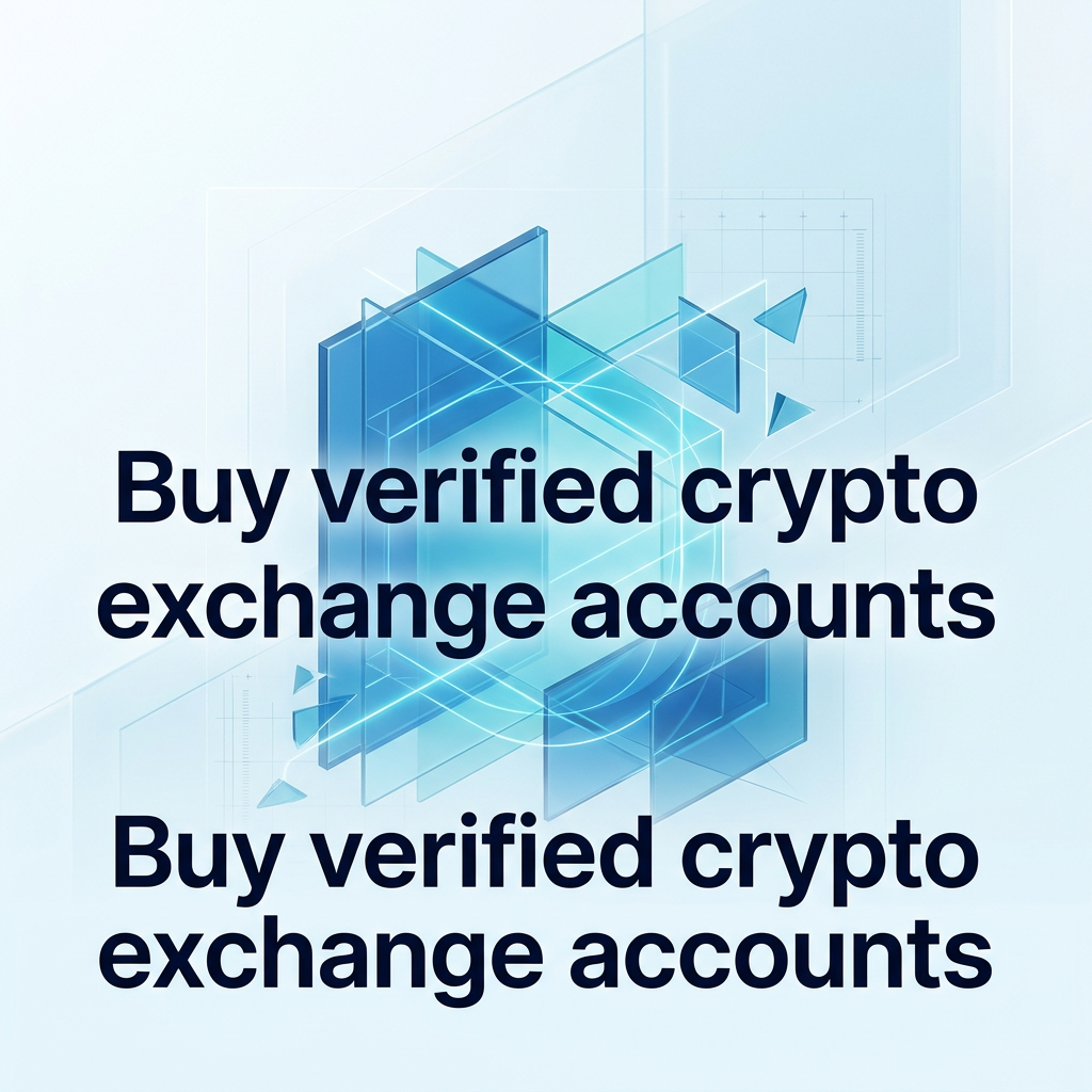 Buy verified crypto exchange accounts